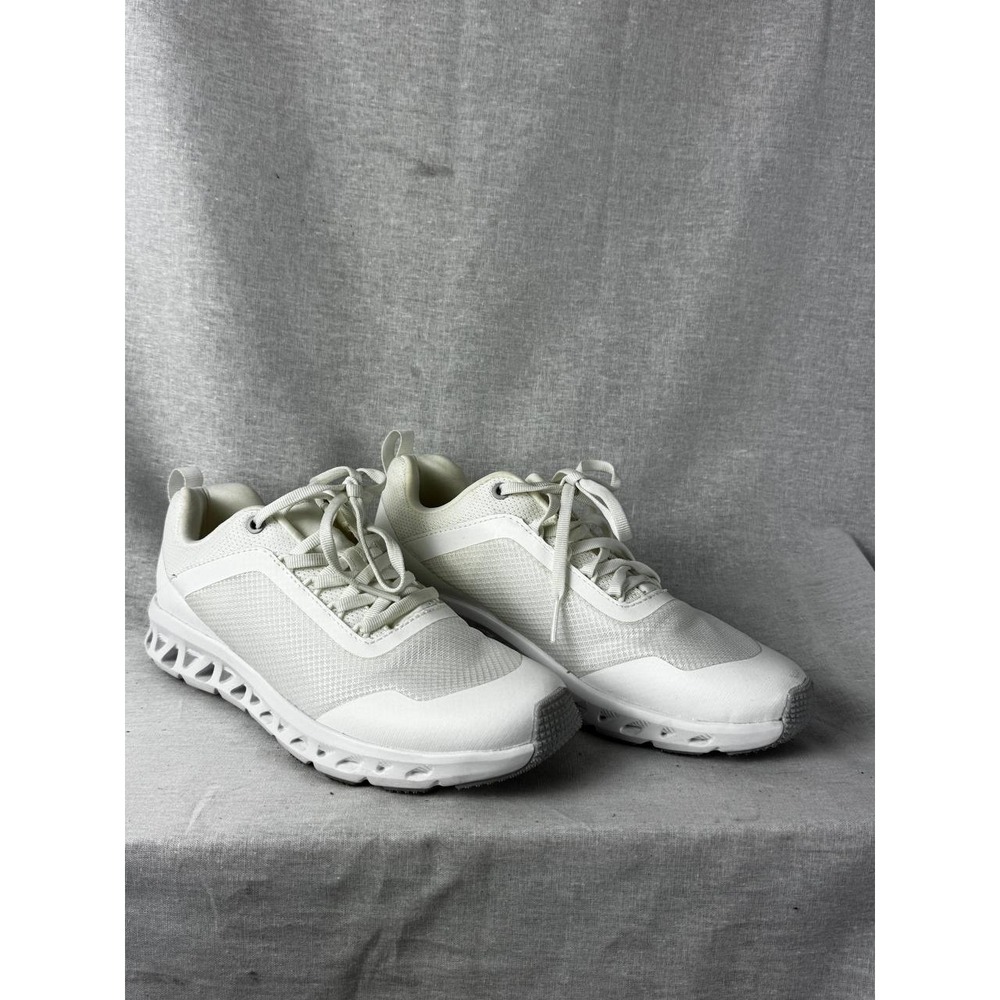 All in Motion Mens White Mesh Athletic Training Sneakers Shoes Size 7